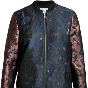 Metallica Leopard Print Bomber Jacket